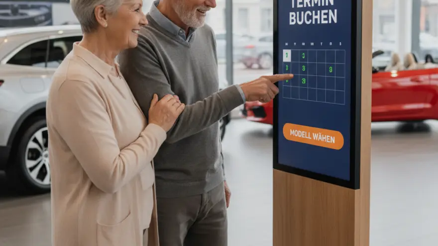 Barrierearm gestalten Ein guter Ablauf ist für alle nutzbar. Große Schrift und