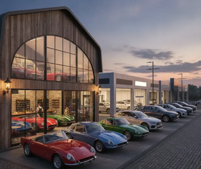 Heben Sie sich als Garage von anderen Händlern ab