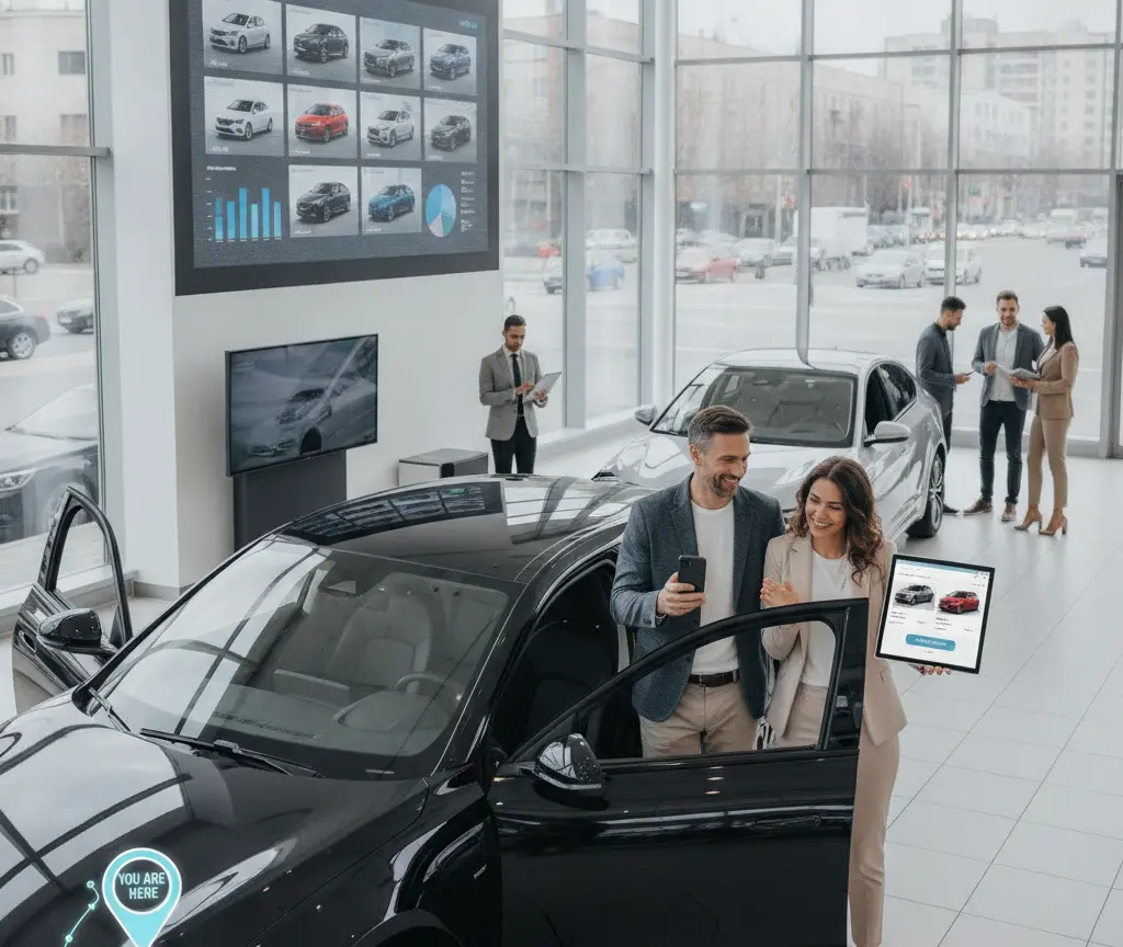 How to Turn Website Visitors Into Showroom Visits