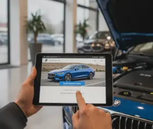 Mostra il finanziamento online sulla scheda dell’auto