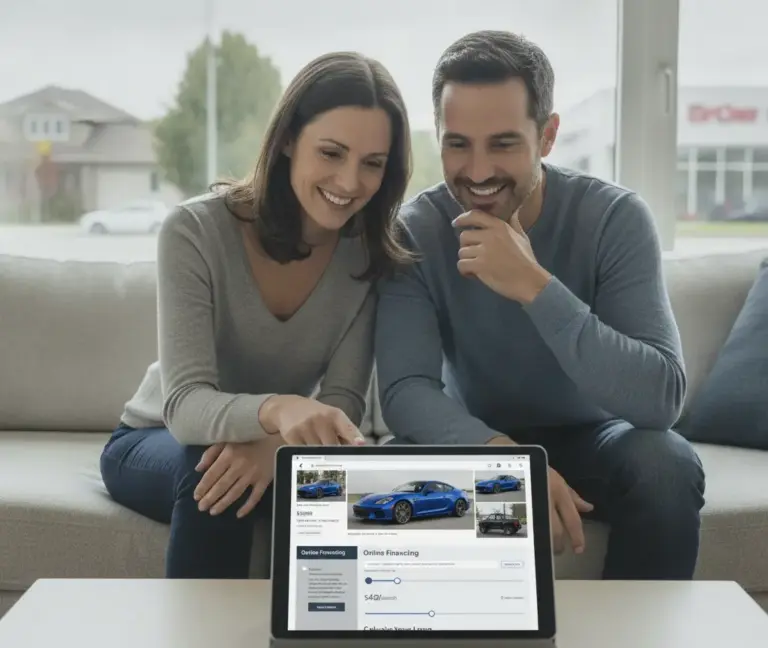 Muestra la financiación online en la ficha del coche