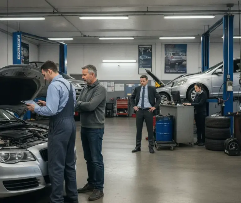 Schreiben Sie Antworten auf Anfragen, die in der Garage echte Reaktionen bringen