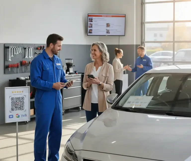 So sammeln Sie in der Garage mehr Kundenbewertungen