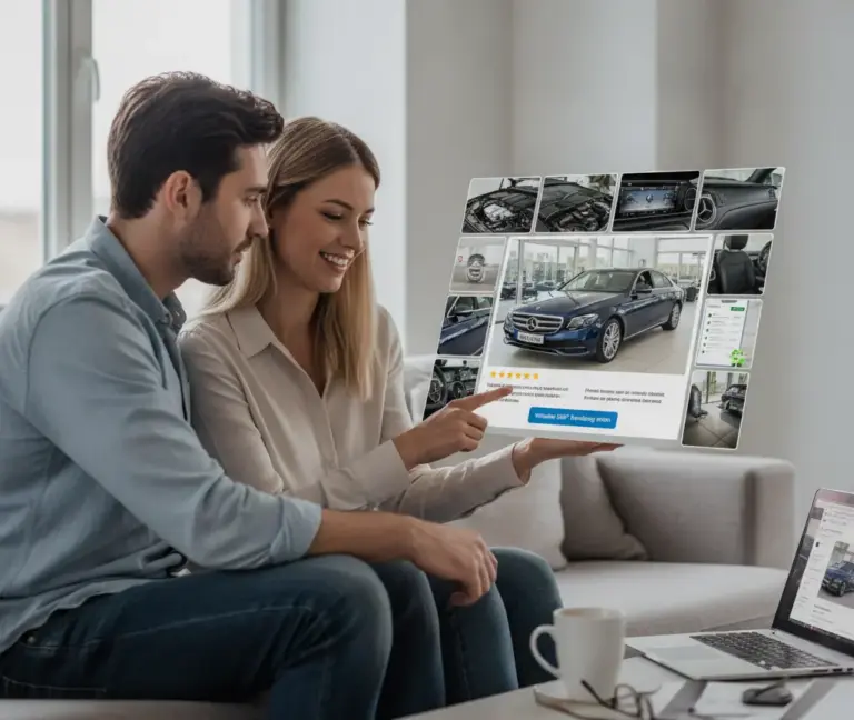 So schaffen Sie online Vertrauen vor der ersten Probefahrt
