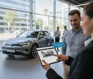 Zeigen Sie das Online Leasing direkt auf der Fahrzeugseite